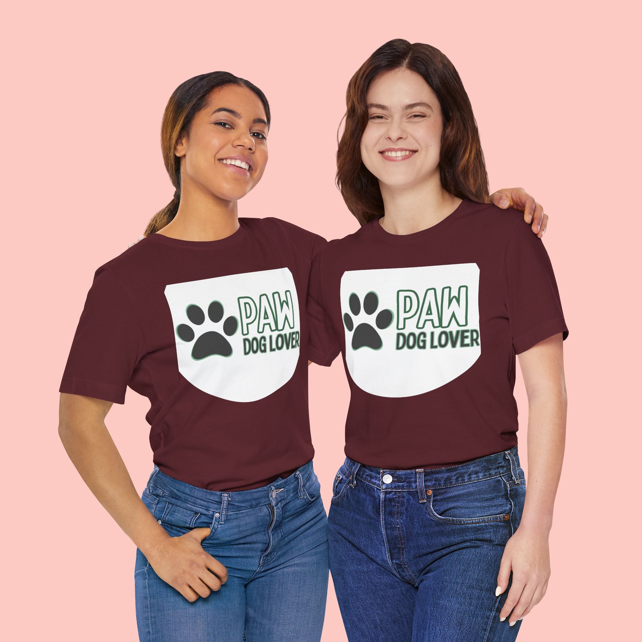 Paw Dog Lover T-Shirt — Cute Paw Print Tee for Dog Owners