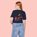 T‑Shirt — "Always Happen" Graphic Tee with Woman & Thought Bubble