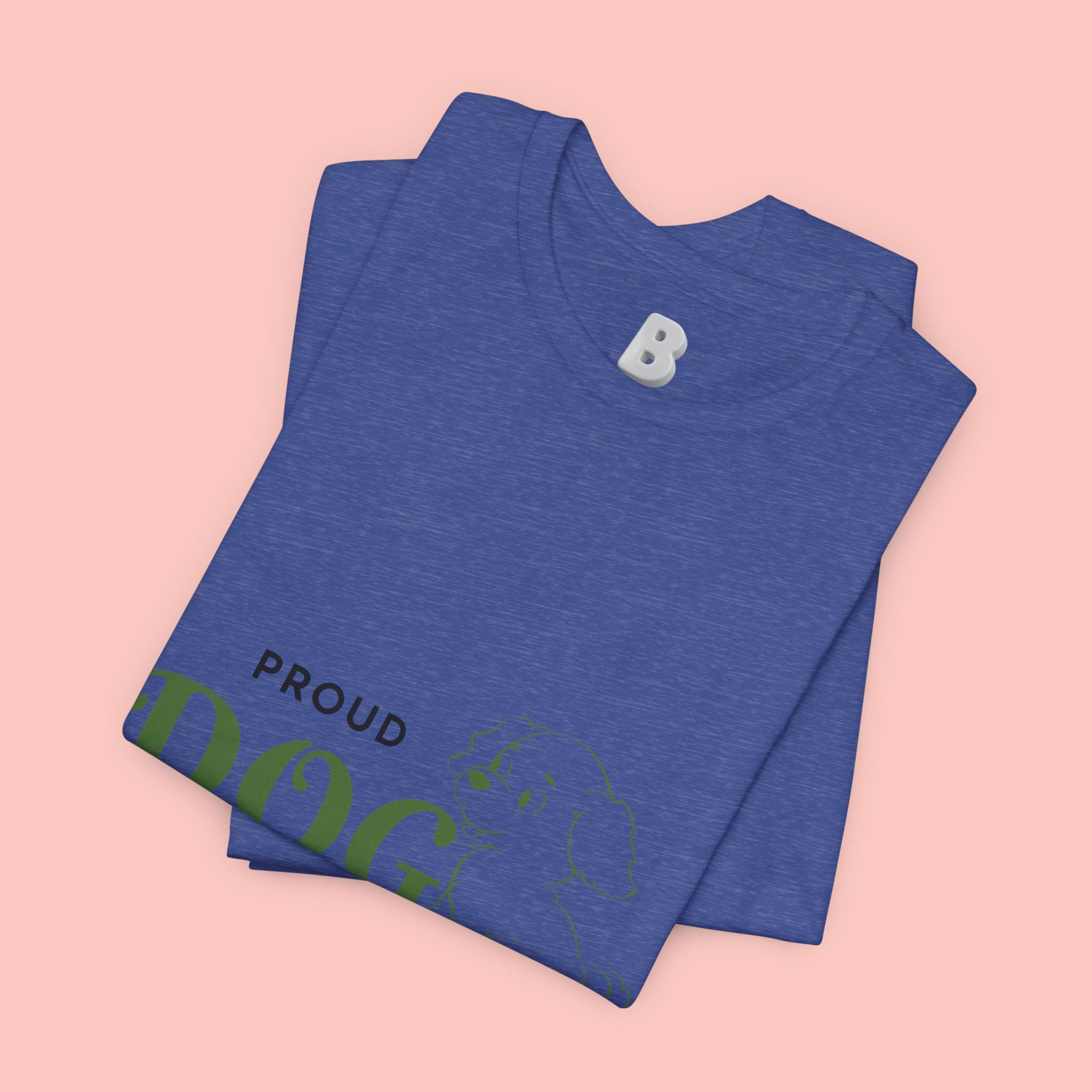 Proud Dog Mom T-Shirt – Cute Paw Print & Puppy Graphic Tee