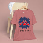 Dog Mama T-Shirt — Cute Paw & Heart Graphic Tee for Dog Lovers