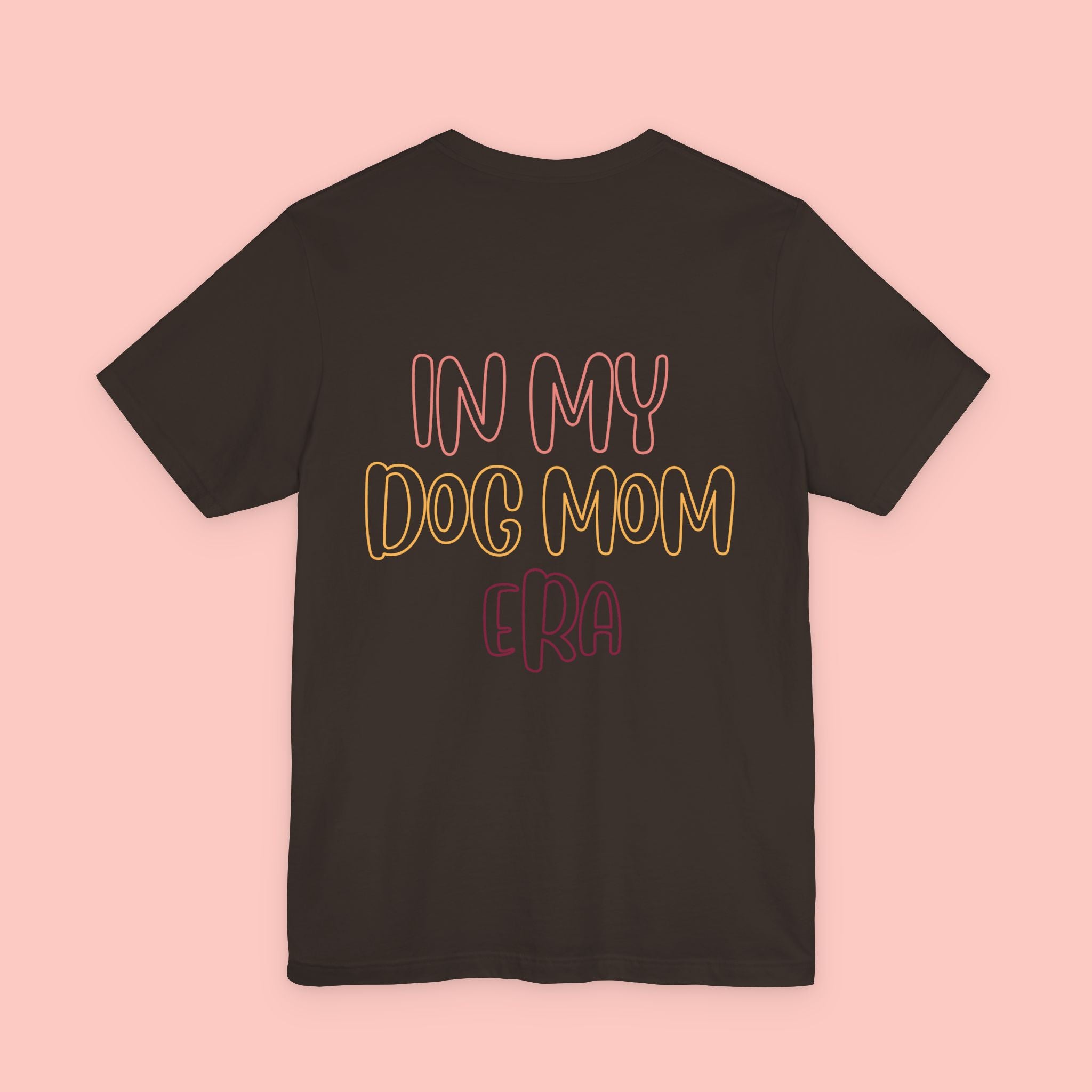 Dog Mom Tee — "In My Dog Mom Era" Cute Pastel Graphic T-Shirt