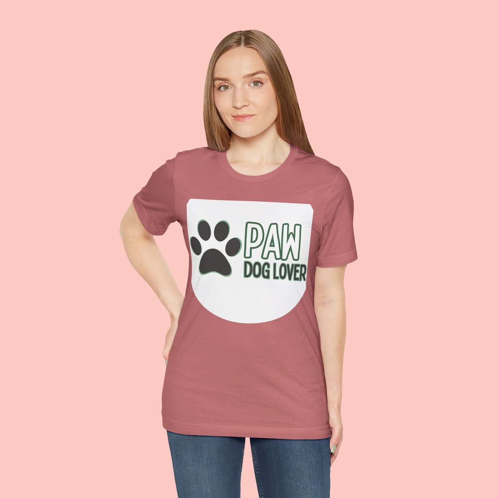 Paw Dog Lover T-Shirt — Cute Paw Print Tee for Dog Owners