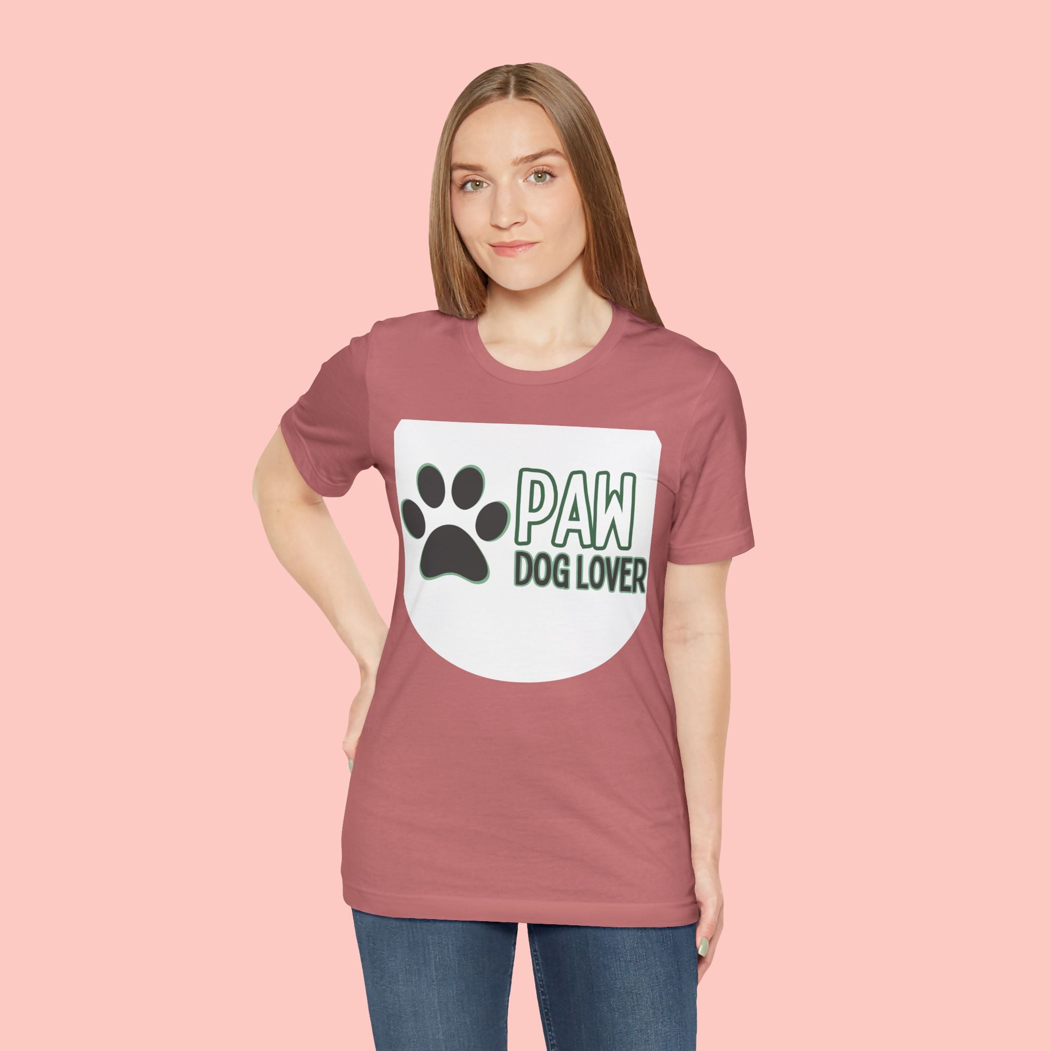Paw Dog Lover T-Shirt — Cute Paw Print Tee for Dog Owners