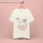 Lovely Dog Mom T-Shirt — Vintage Sketch Dog Graphic Tee