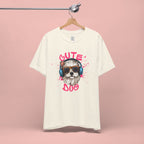 Cute Dog Tee — Headphones Puppy Graphic T-Shirt