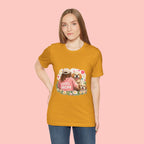 Dog Mom T-Shirt — Cute Floral Puppy Tee for Dog Lovers