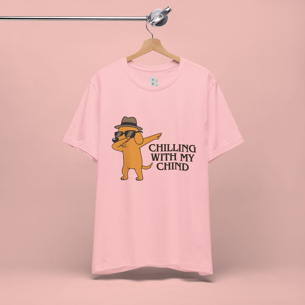 Chilling With My Chind T-Shirt — Funny Dabbing Cat Graphic Tee