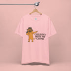 Chilling With My Chind T-Shirt — Funny Dabbing Cat Graphic Tee