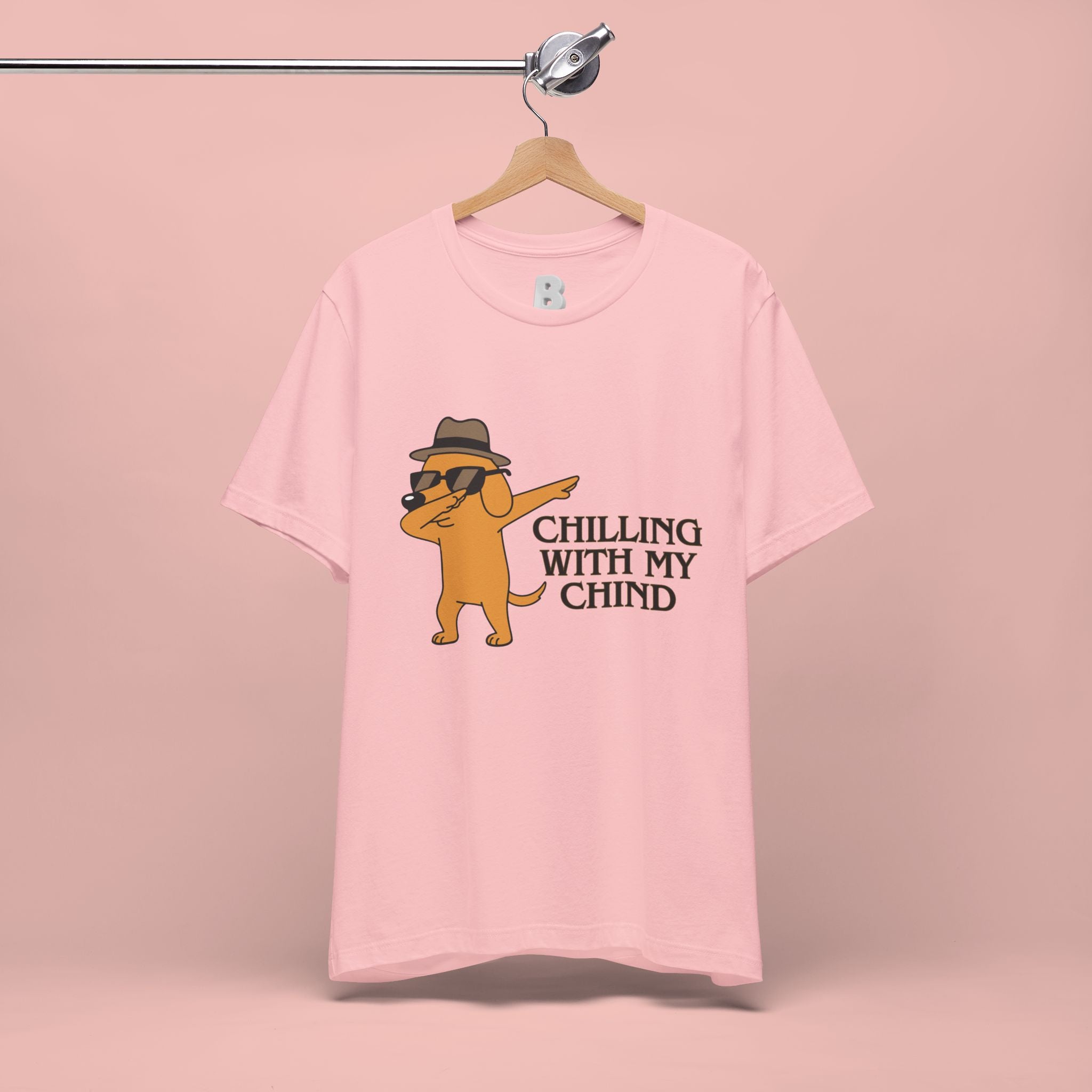 Chilling With My Chind T-Shirt — Funny Dabbing Cat Graphic Tee