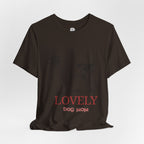 Lovely Dog Mom T-Shirt — Vintage Sketch Dog Graphic Tee