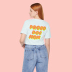 Proud Dog Mom T-Shirt — Bold Retro Text Tee for Dog Lovers