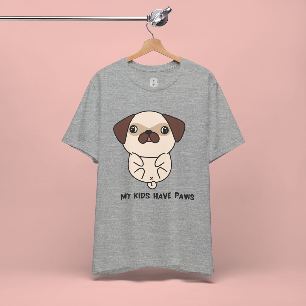 Pug 'My Kids Have Paws' T-Shirt