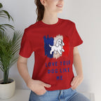 Love Your Dog Like Me T-Shirt — French Flag Heart Puppy Tee