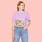 Dog Mom T-Shirt – Floral Paw Heart Graphic Tee