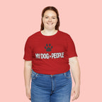 My Dog People T-Shirt — Dog Paw Graphic Tee for Dog Lovers