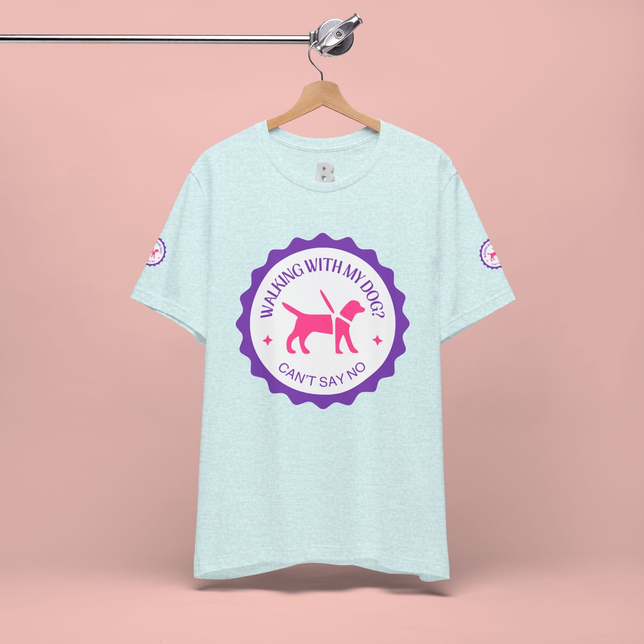 Walking With My Dogs T‑Shirt — "Can't Say No" Dog Lover Tee