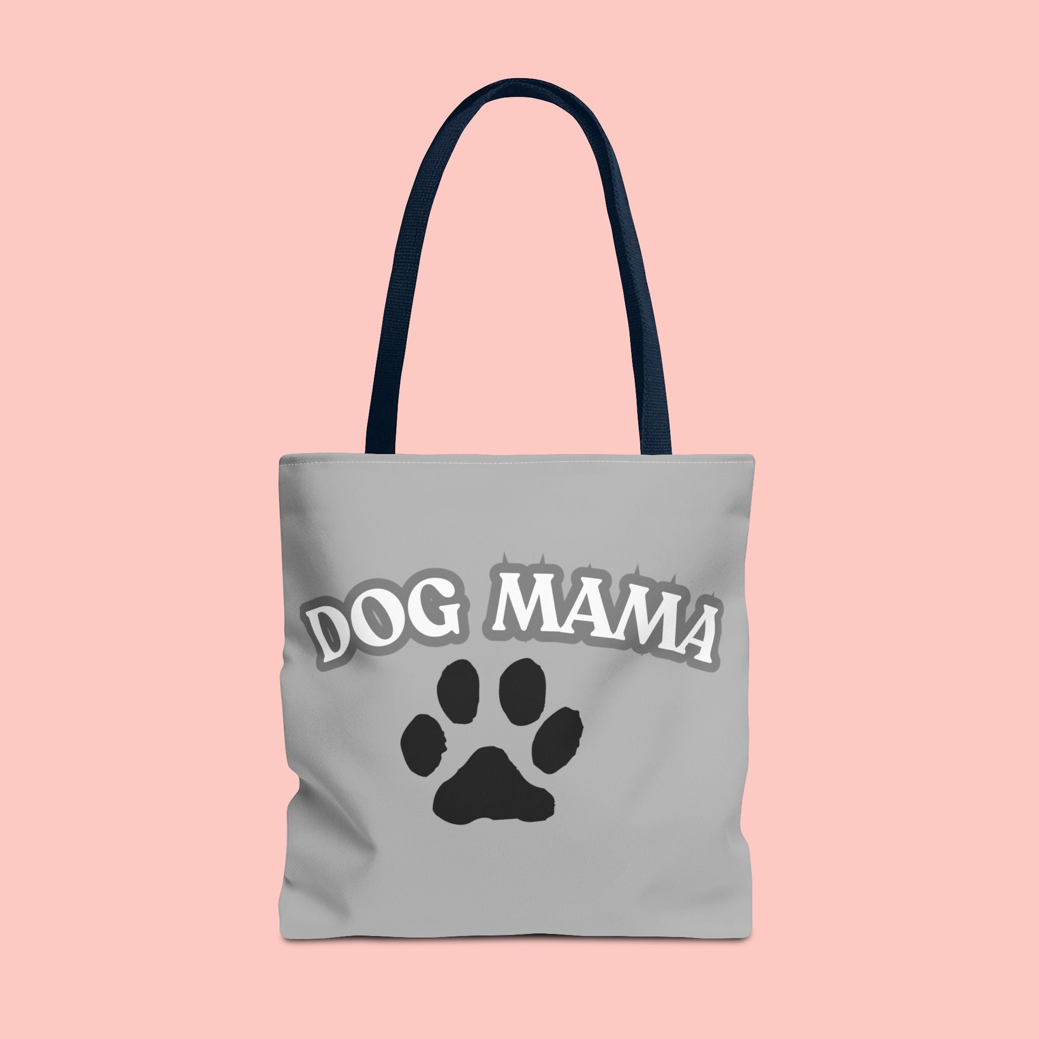 Dog Mama Paw Print Tote Bag – Cute Pet Lover Gift