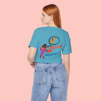 T‑Shirt — "Always Happen" Graphic Tee with Woman & Thought Bubble