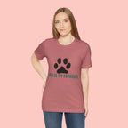 Paw Is My Favourite T‑Shirt — Dog Lover Paw Print Tee
