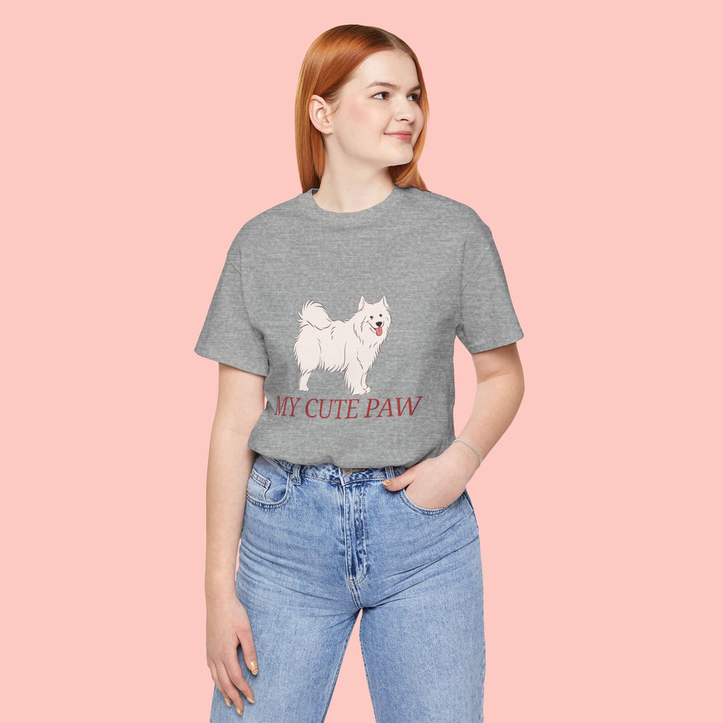 My Cute Paw Samoyed T‑Shirt — Cute Dog Graphic Tee for Pet Lovers