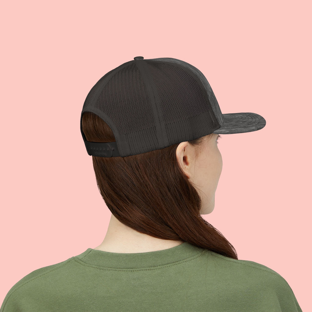 Dog Mom Trucker Cap — Rhinestone Lettering Snapback Hat