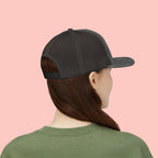 Dog Mom Trucker Cap — Rhinestone Lettering Snapback Hat