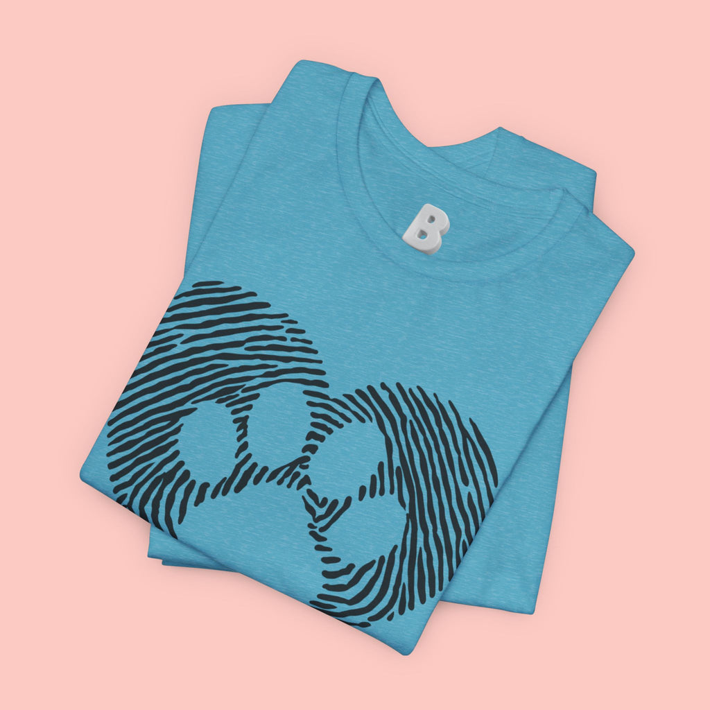 Fingerprint Heart Paw T-Shirt — Dog Paw Love Tee