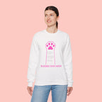 Blessed Dog Mom Crewneck Sweatshirt — Pink Paw Memorial Pullover