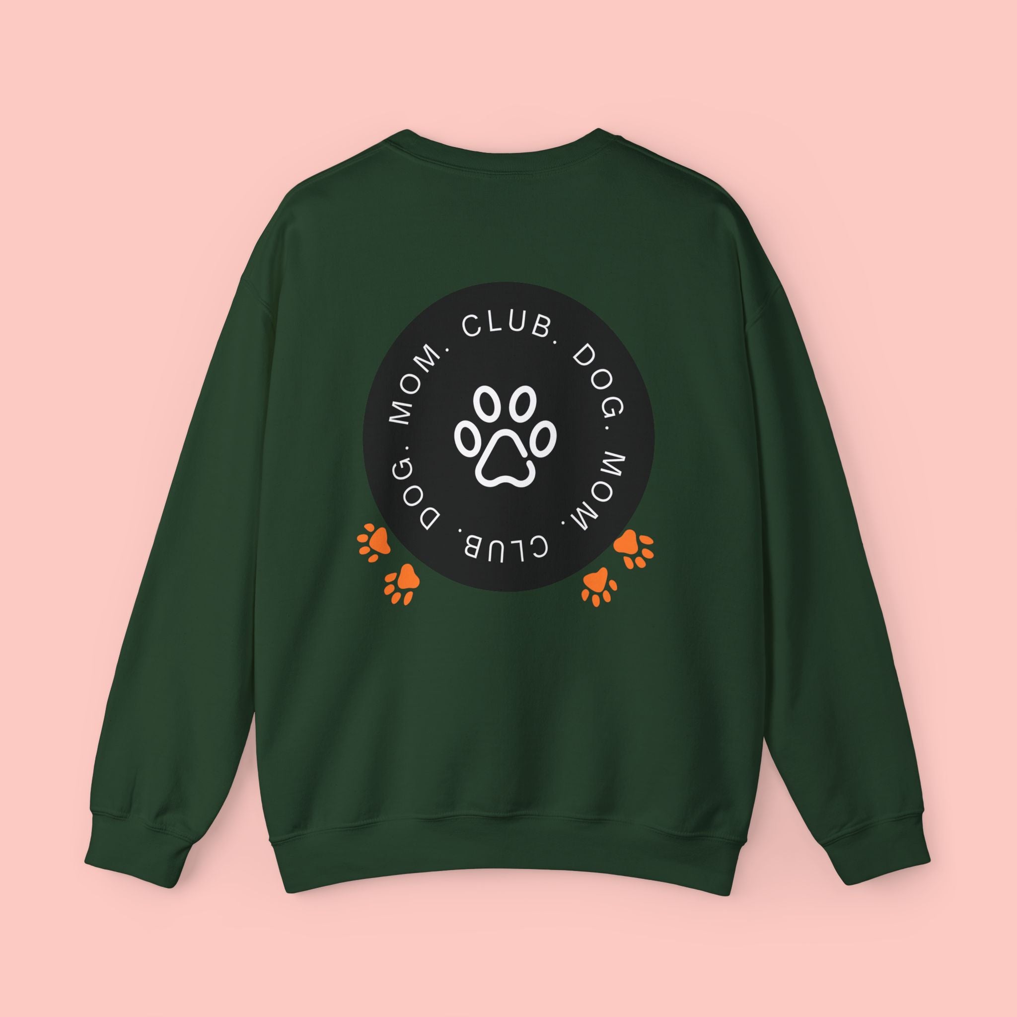 Dog Mom Club Sweatshirt — Paw Print Crewneck