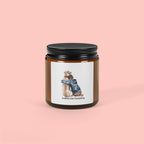 Soy Candle — 'Cuddles Over Everything' Amber Jar (Multiple Sizes)
