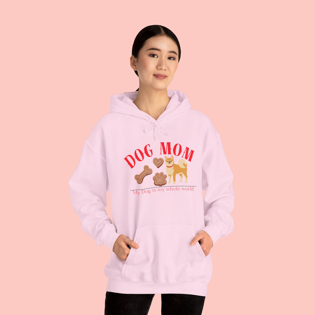 Dog Mom Hoodie – Cute Dog Paw & Bone Graphic Sweatshirt