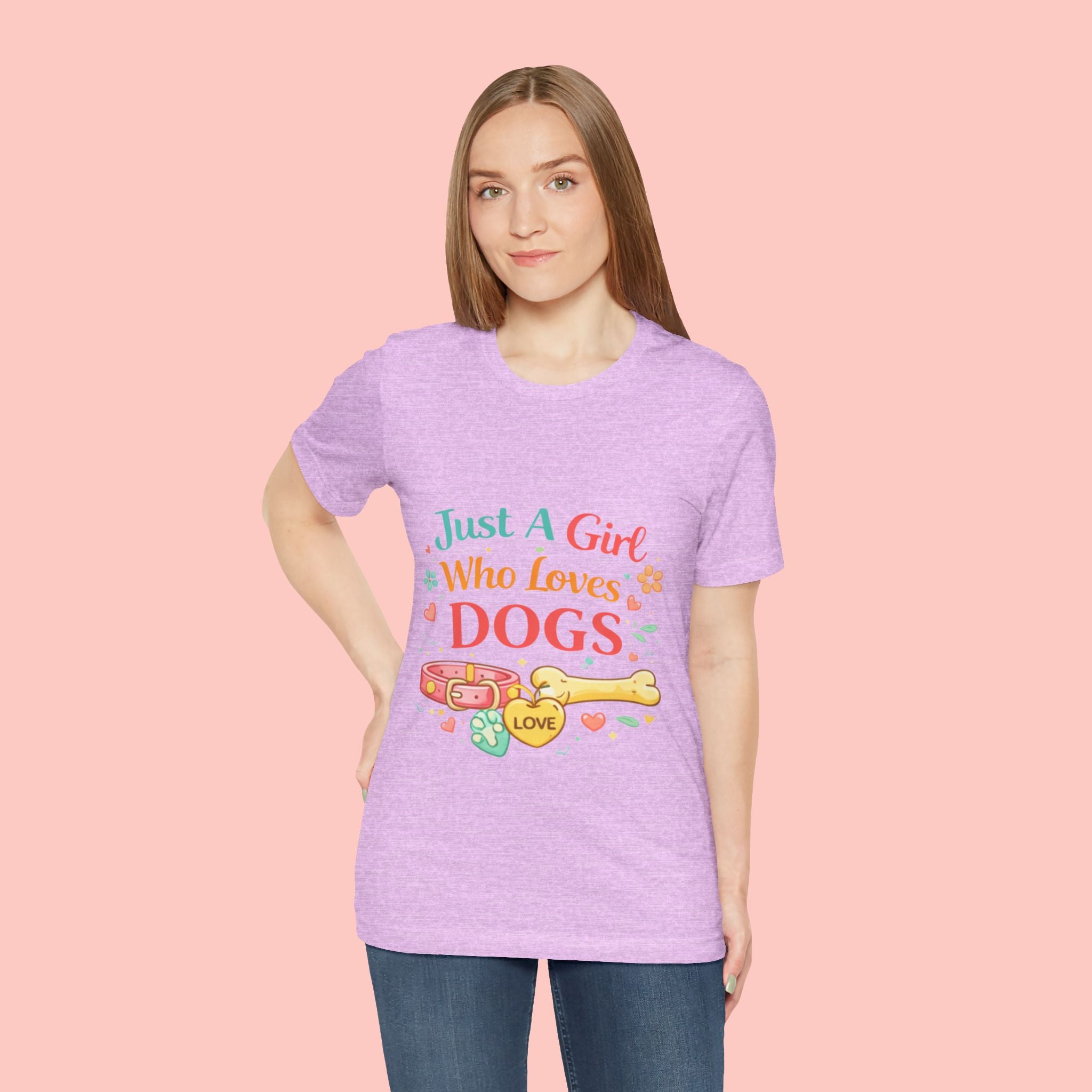 Just A Girl Who Loves Dogs T-Shirt