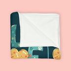 Pet Paw Love Blanket — Cozy Soft Polyester Throw for Dog & Cat Lovers