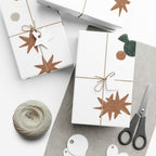 Holiday Candy Cane Gift Wrap Paper