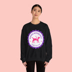 Dog Walking Sweatshirt — "Walking With My Dog Can't Say No" Graphic Crewneck