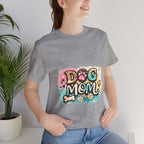 Dog Mom T-Shirt – Cute Paw Print Graphic Tee for Pet Lovers