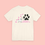 Pawprints Everywhere Tee — Dog Lover Short Sleeve Shirt