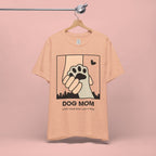 Dog Mom T-Shirt — "Love Your Dog Like a Mom" Paw Print Graphic