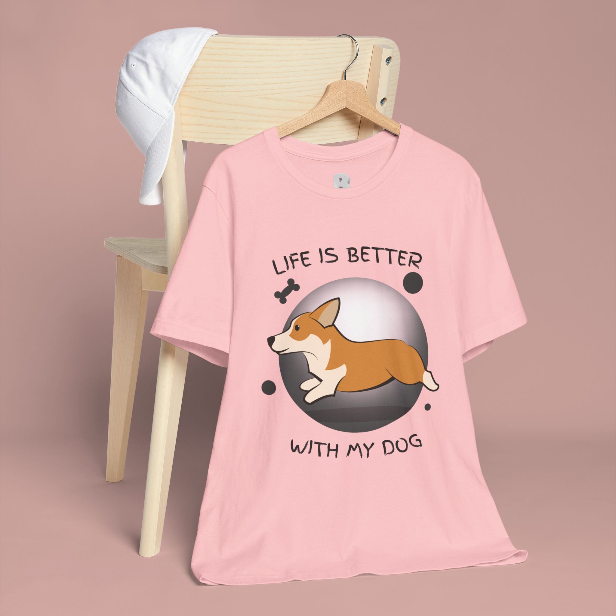 Life Is Better With My Dog Corgi T-Shirt