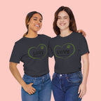 Dog Mom Love T-Shirt — "LOVE Proud Dog Mom" Heart Paw Tee