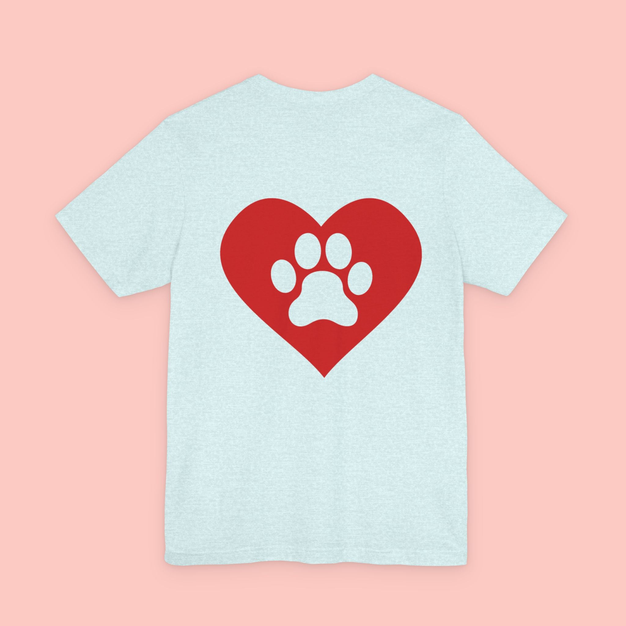 Pet Lover Heart Paw T-Shirt