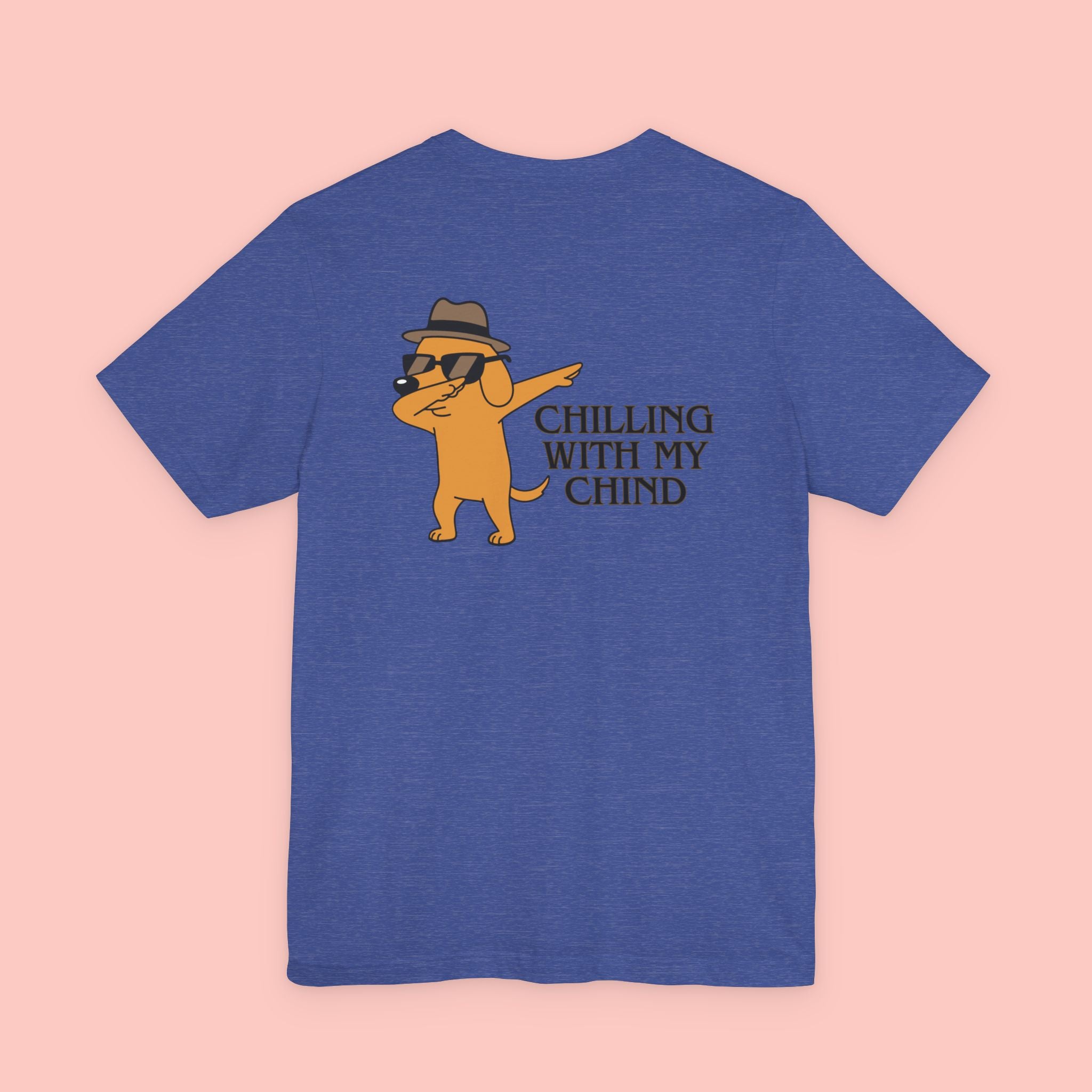Chilling With My Chind Tee — Funny Dab Cat Graphic T-Shirt