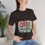 Dog Mom T-Shirt – Cute Paw Print Graphic Tee for Pet Lovers