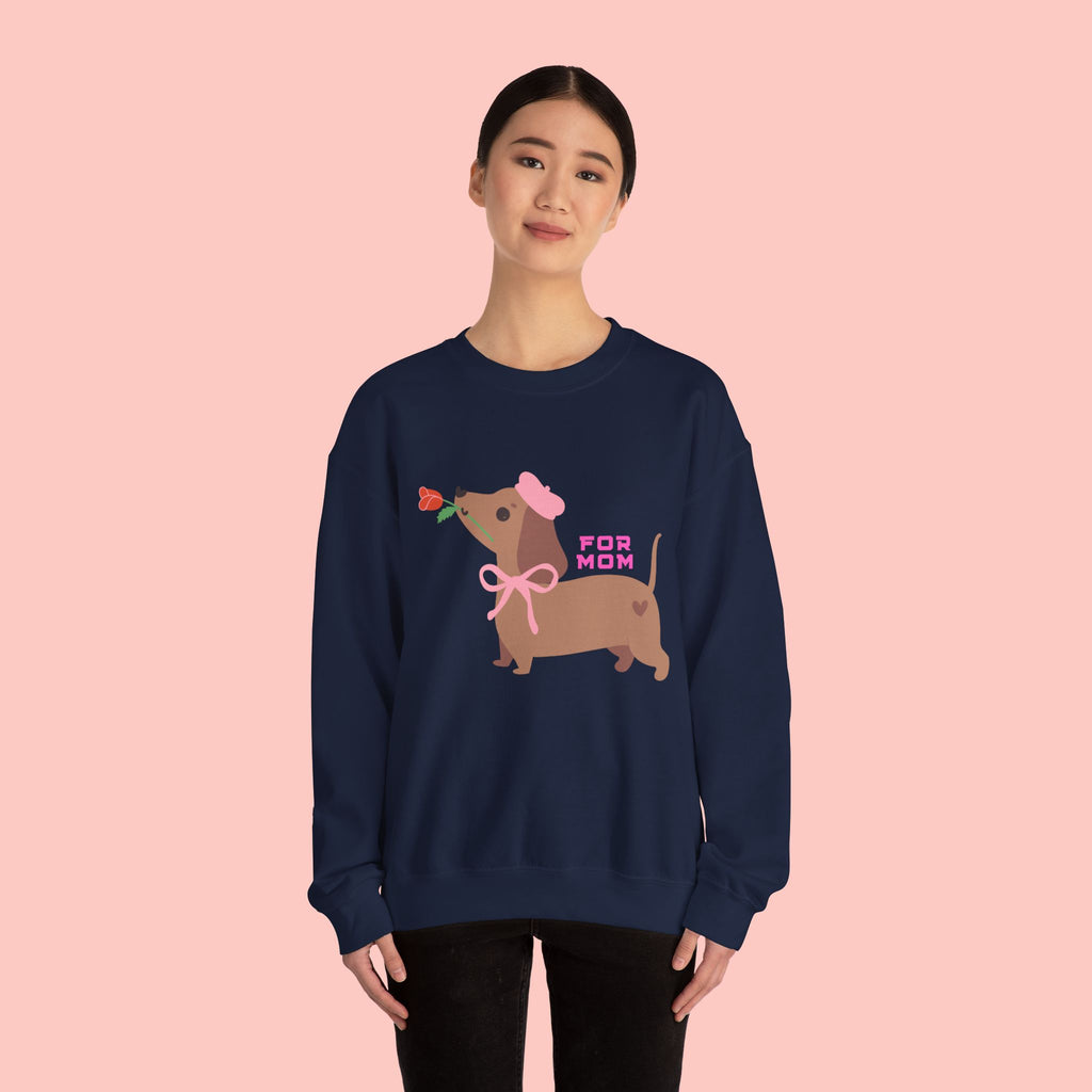 Dachshund 'For Mom' Crewneck Sweatshirt – Cute Dog Mom Gift