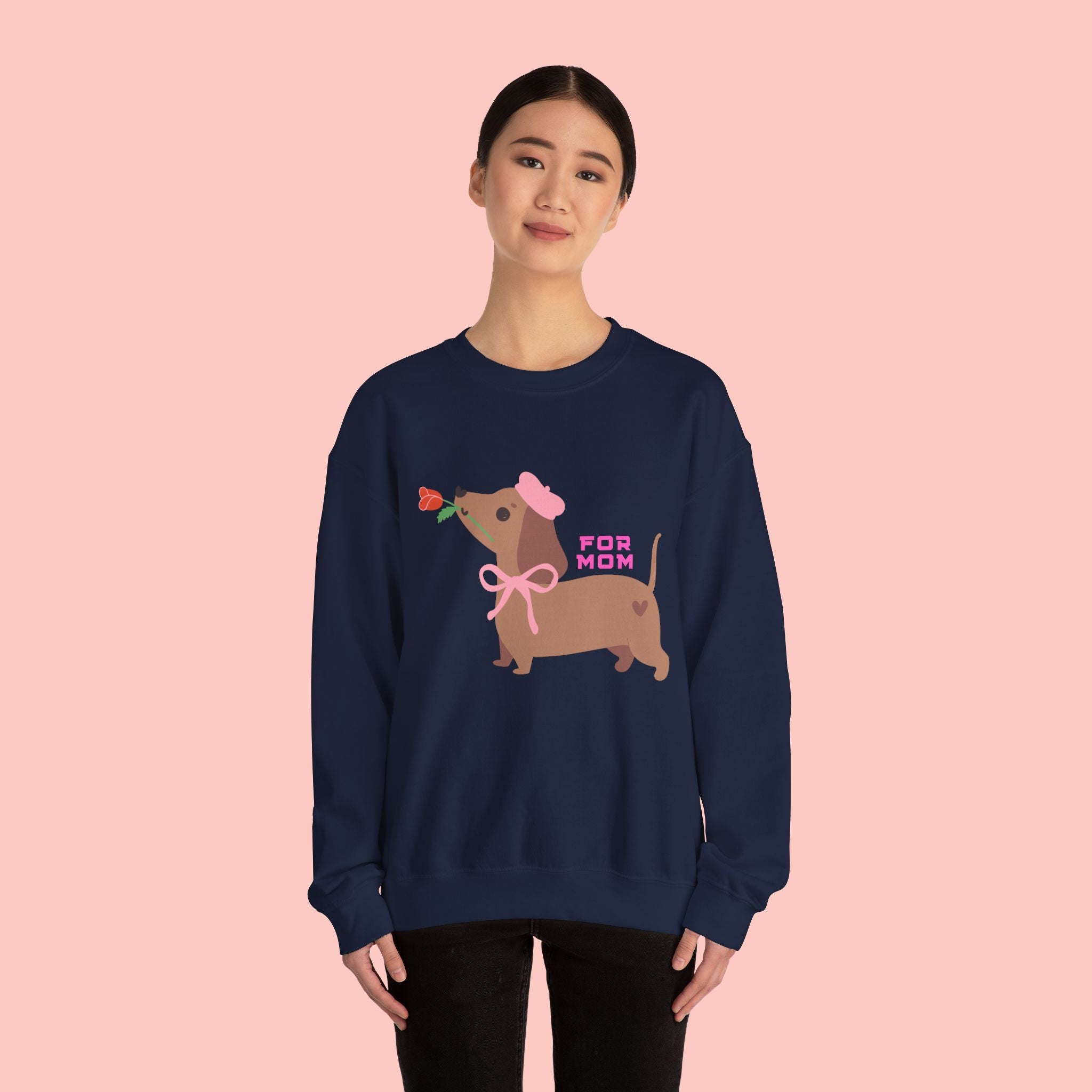 Dachshund 'For Mom' Crewneck Sweatshirt – Cute Dog Mom Gift