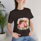 Dog Mom T-Shirt — Cute Floral Puppy Tee for Dog Lovers
