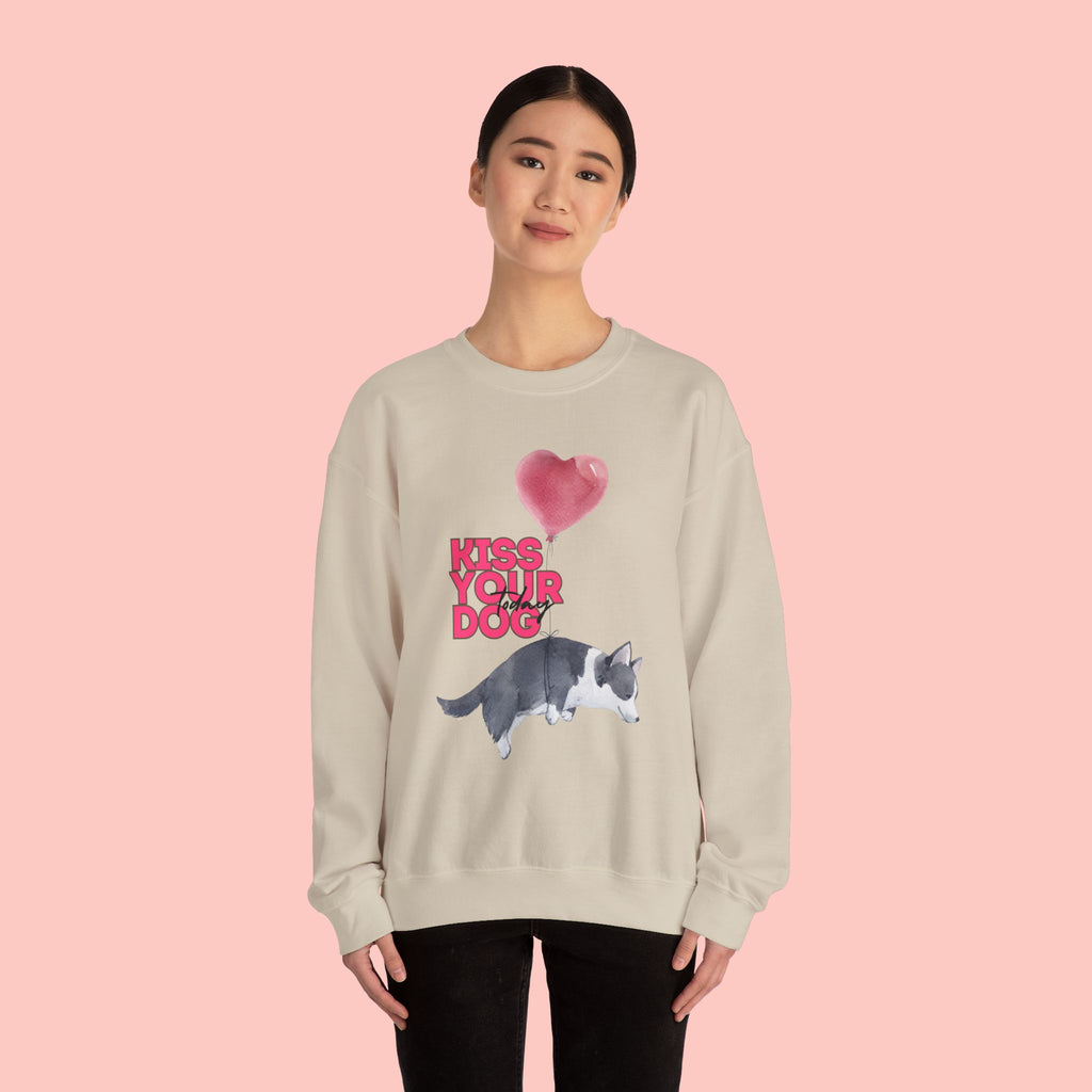 Kiss Your Dog Crewneck Sweatshirt