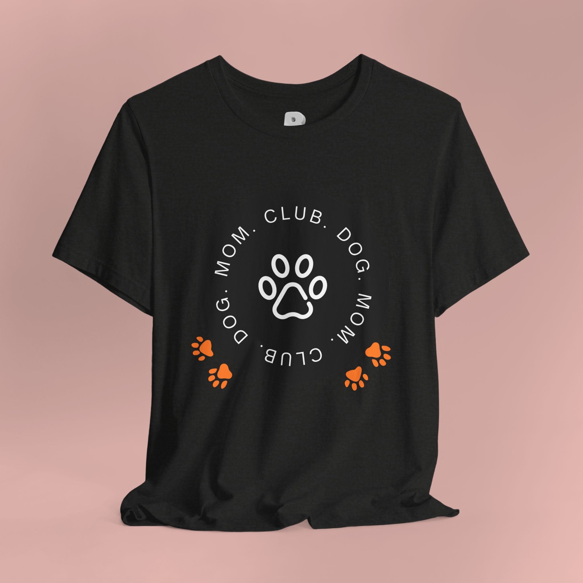 Dog Mom Club T-Shirt — Paw Print Graphic Tee for Pet Lovers