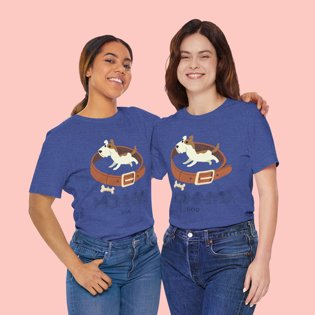 Mommy's Dog T-Shirt – Cute Puppy & Collar Graphic Tee for Dog Moms