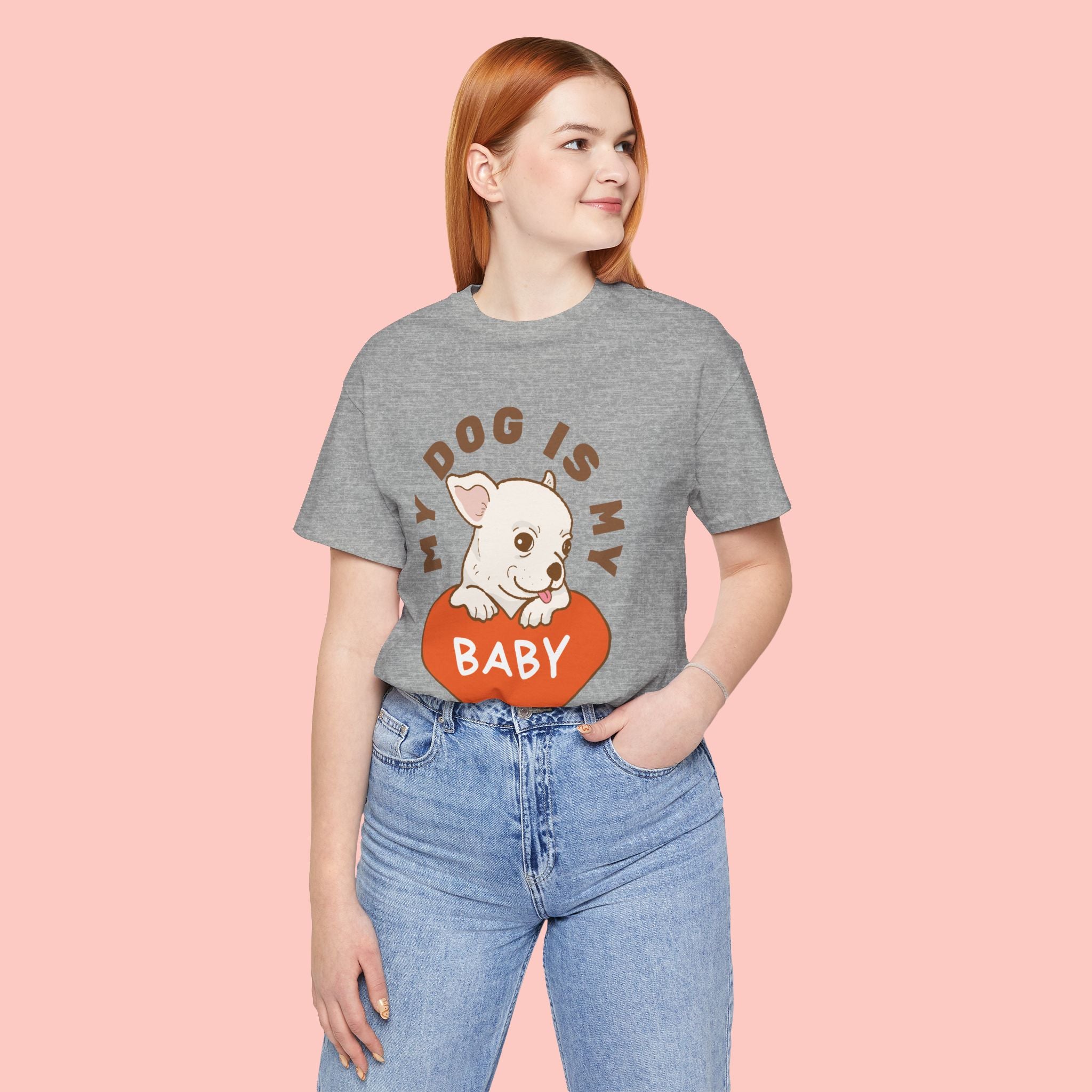 My Dog Is My Baby T-Shirt — Cute Puppy Heart Tee for Dog Lovers